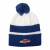 Promotional Campus Pom Beanie - Royal with White