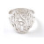 Sterling Silver Script Monogram Ring