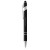 Athens Soft Touch Metal Ballpoint Logo Pen  - Black