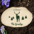 Great Woods Moose Personalized Oval Garden Stone