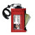 Promotional Waterproof Carrying Case- Red, ID Pocket