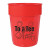 Promotional Fluted 16 oz Stadium Cup - Red