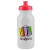 Full Color Customized Sport Bottle 20 Oz Red Lid | Promotional Water Bottle
