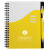 Yellow Custom Color Wave 5 x 7 Notebook Set