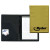 Small Custom Desk Pad Folder | Promotional Padfolios - Gold