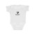 Printed Rabbit Skins White Infant Baby Bodysuit | Custom Baby Apparel