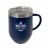Gervasi Tumbler 12 oz with Logo Navy Blue