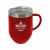 Gervasi Tumbler 12 oz with Logo Red