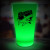Customized Green LED Pint Glass