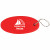 Red Sure-Float Wholesale Promotional Floating Keychain for Boats