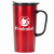 Custom Economy Straight Stainless Steel Travel Mug Red