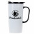 Custom Economy Straight Stainless Steel Travel Mug White