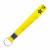 Imprinted Stress Pop Key Chain - Yellow