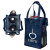 Super Snack Lunch Tote- Navy