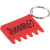 Silicone Keyboard Brush Key Ring Promotion Red