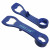 Custom Logo Imprinted Sure Grip Opener - Blue