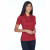 Team 365 Ladies' Charger Performance Polo Embroidered Scarlet Red