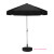 Imprinted The Vented Ultimate Patio Umbrella Black