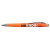 Imprinted Mardi Gras Clipper Click Pen Orange