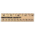 12 in. Clear Lacquer Wood Ruler - English & Metric Custom Imprinted With Logo