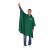 Adult Rain Color Poncho Hood Custom Logo Back - Forest Green