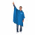 Adult Rain Color Poncho Hood Custom Logo Back - Royal