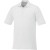 White Crandall Promotional Men's Polo Shirts with Embroidered Logo