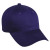 Structured Cotton Twill Cap with Embroidered Logo Purple