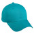 Structured Cotton Twill Cap with Embroidered Logo Teal