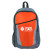 Orange Polyester City Backpack Custom Logo