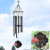 Personalized Memorial Wind Chime Roses | Always In Our Hearts Garden Memorial