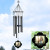 Memorial Personalized Photo Wind Chime | Garden Memorial Ornament