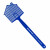 House Flyswatter with Logo Imprint Blue