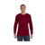 Custom Gildan Heavy Cotton Adult Long Sleeve Garnet Red