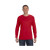 Custom Gildan Heavy Cotton Adult Long Sleeve Red