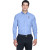 Light Blue Harriton Long Sleeve Oxford | Custom Stain-Resistant Dress Shirts