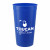 Printed Logo Solid 32 oz Stadium Cups - Blue