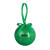 Imprinted Glitter Ornament - Green