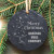 Engraved Christmas Tree Slate Ornament 