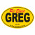 Bumper Stickers Yellow Oval Removable
