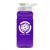 Logo UpCycle RPET Bottle Drink Thru Lid - Transparent Violet, White lid