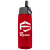 Imprinted Tritan Flair Bottle with Ring Straw Lid red