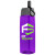 Imprinted Tritan Flair Bottle with Ring Straw Lid violet