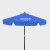 Promotional 7' Steel Market Umbrella Royal w/ Valance