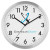 Sweda 12 in. Slim Metal Wall Clock