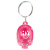 Promo Light Up Piggy Keytag - Translucent pink