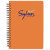 Sweda Translucent Notebook with Imprint - Orange