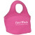 Promotional Pink Easy Carry Zippered Neoprene Lunch Bag