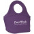 Promotional Purple Easy Carry Zippered Neoprene Lunch Bag