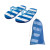 Blue Adult Striped Sandal Custom Logo